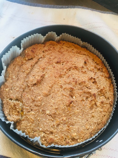 havermlout en abrikozen taart